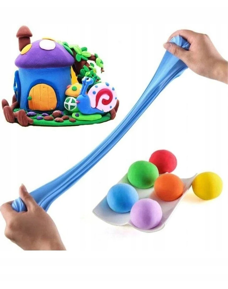 Bez Marki Kūrybos rinkinys PUTOMAS, PLASTIKOS PASTA, plastilinas, 12 SPALVŲ, dovana