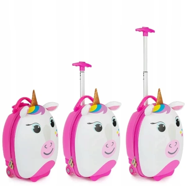 Bez Marki Lagaminas vaikams Boppi Tiny Trekker Unicorn, baltas/rožinis