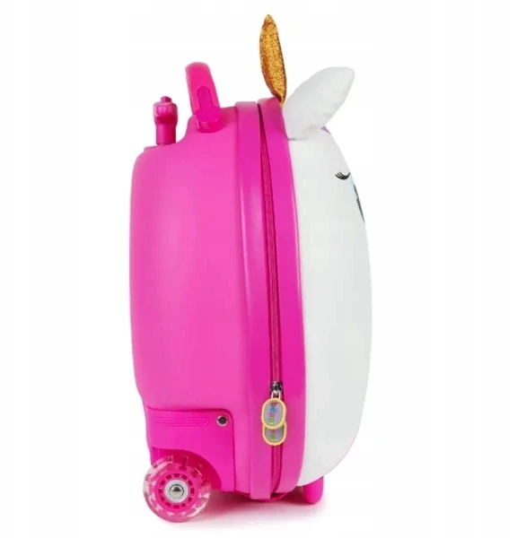 Bez Marki Lagaminas vaikams Boppi Tiny Trekker Unicorn, baltas/rožinis