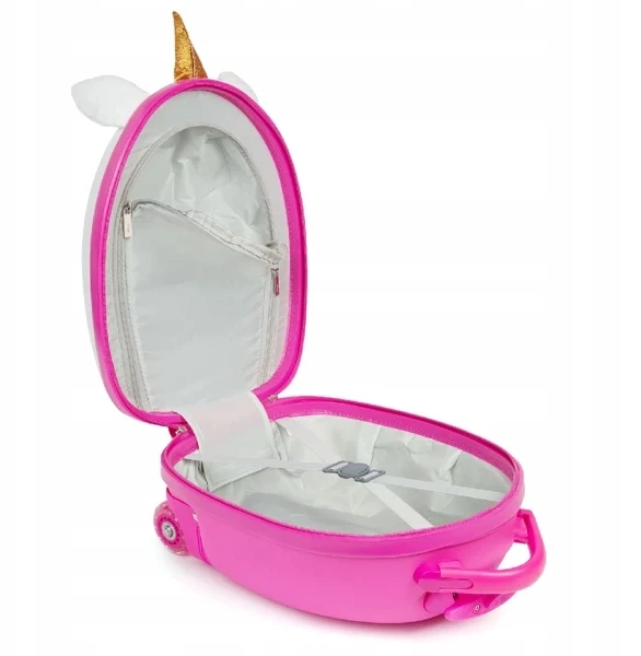 Bez Marki Lagaminas vaikams Boppi Tiny Trekker Unicorn, baltas/rožinis