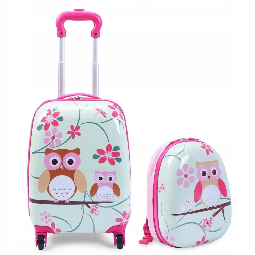Bez Marki Marko Rinkinys Traveller Owls rožinė