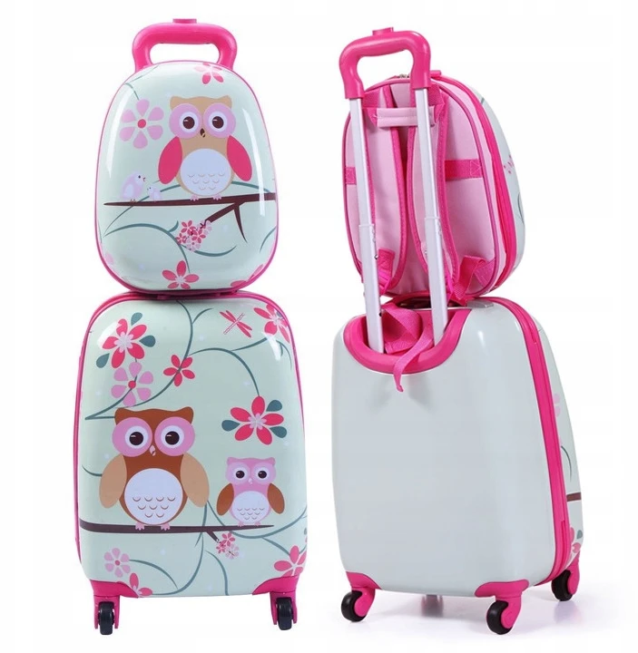Bez Marki Marko Rinkinys Traveller Owls rožinė