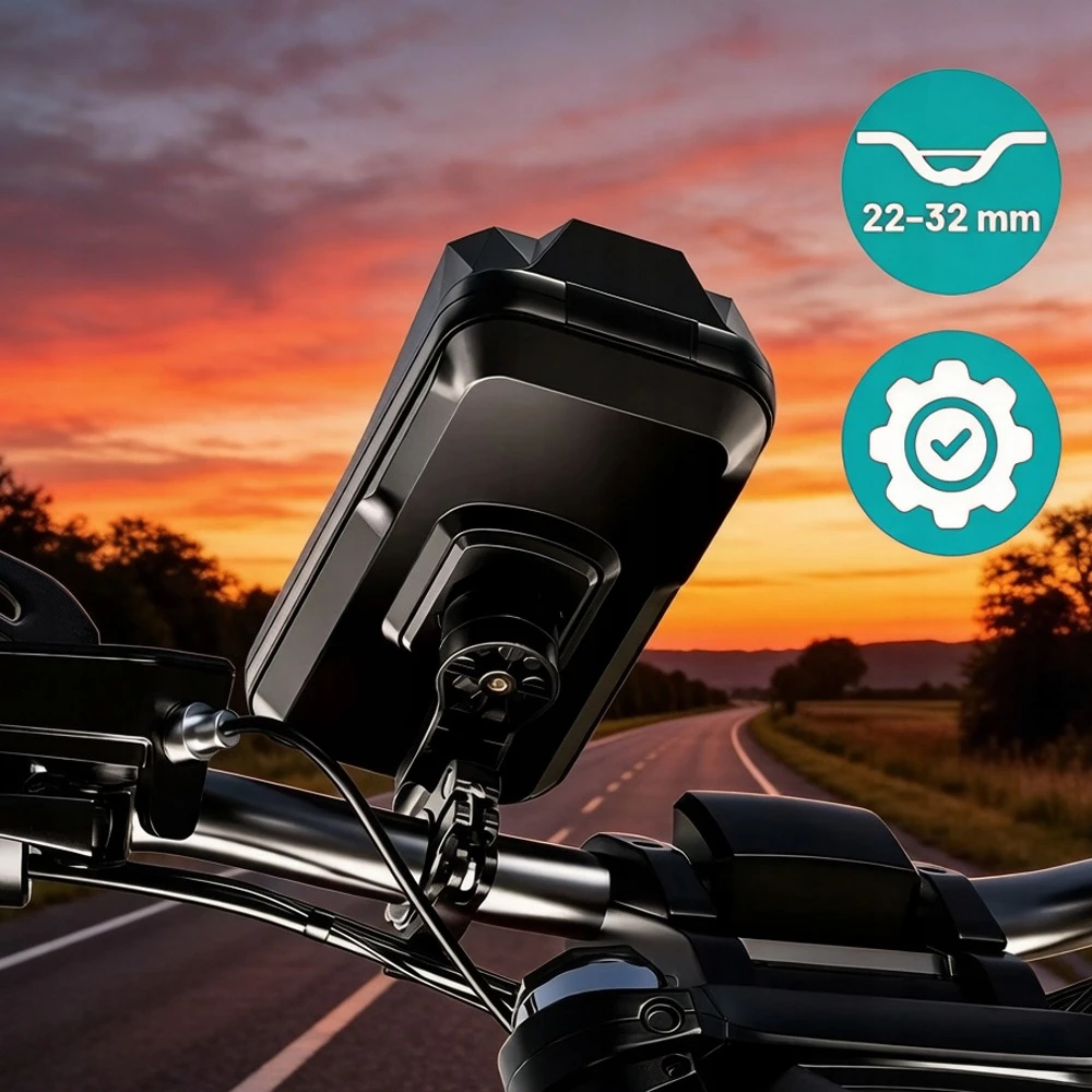 Bez Marki Laikiklis Motocyklowy Wodoodporny Rowerowy Krepšys na telefon