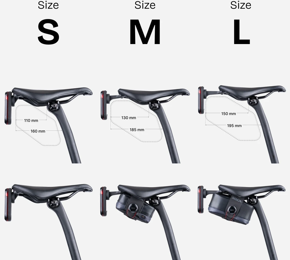 Bez Marki Laikiklis Wahoo Trackr po balnu Specialized Swat, dydis M