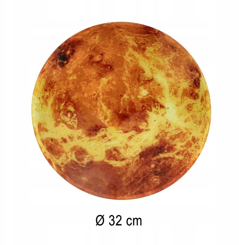 Bez Marki Laikrodis ścienny planeta mars su wyświetlaczem LED 32 cm oranžinė
