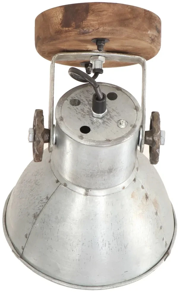 Bez Marki Lampa kinkietowa 2 vnt. 17cm, styl vintage, sidabrinė ir-ruda