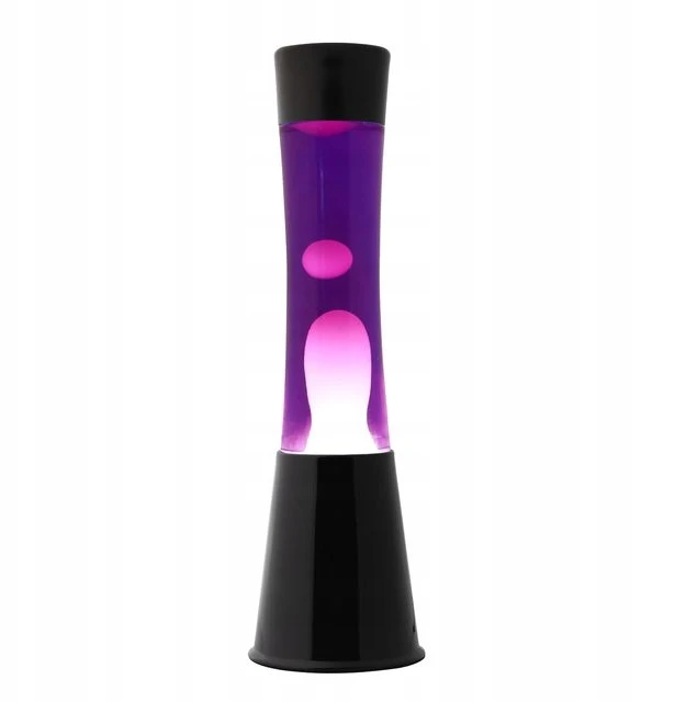 Bez Marki Lampa lawowa magma LAVA LAWA lampka XL1760 Juoda Fioletowa magmowa 40cm It