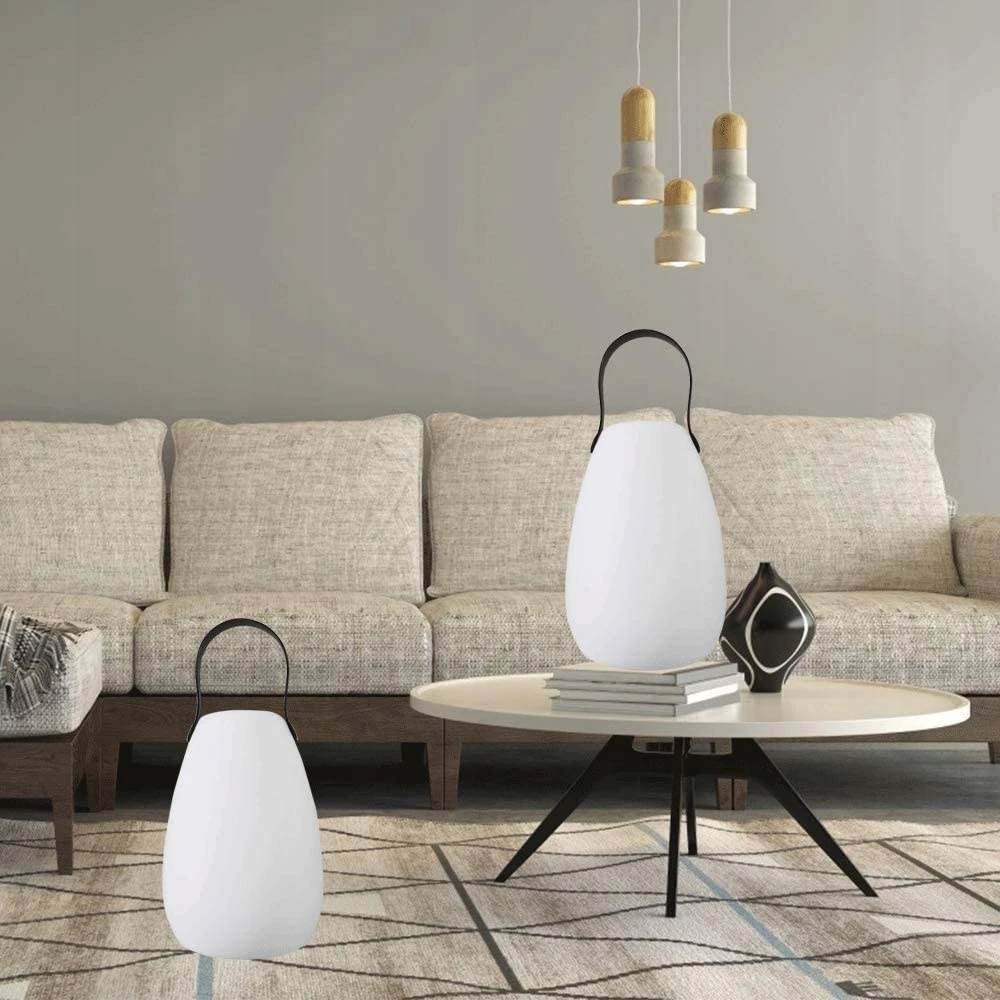 Bez Marki Lampa LED RGB Wielokolorowa Przenośna Lampka su Uchwytem na Taras do Ogrodu