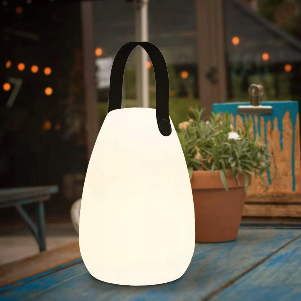 Bez Marki Lampa LED RGB Wielokolorowa Przenośna Lampka su Uchwytem na Taras do Ogrodu