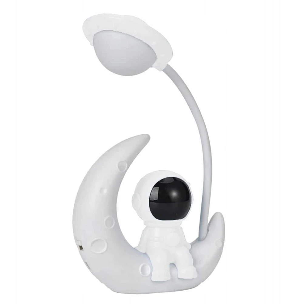 Bez Marki LAMPA NOCNA BIURKOWA POKOJOWA ASTRONAUTA DLA DZIECI LAMPA LED USB