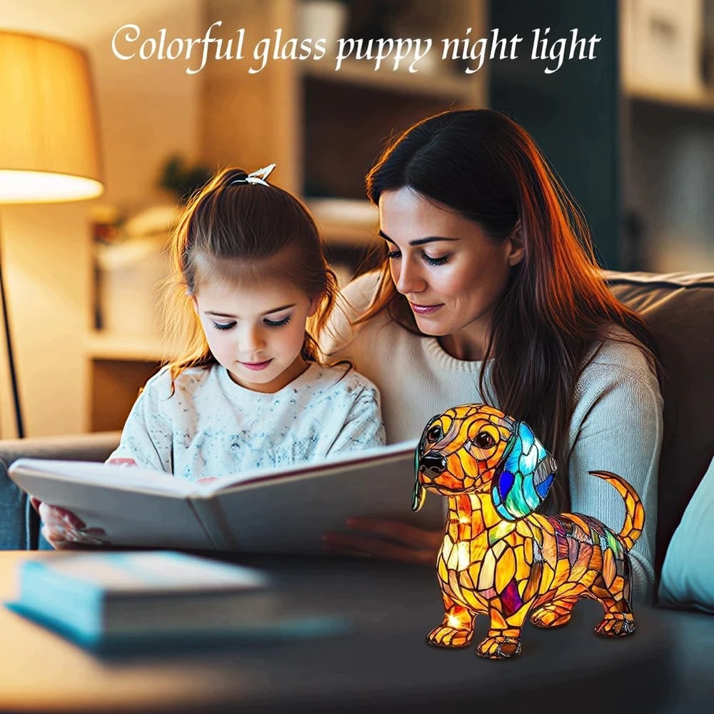 Bez Marki LAMPA NOCNA DEKORACYJNA W KSZTAŁCIE PSA KIEŁBASY LED A