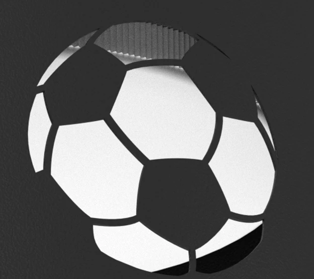 Bez Marki LAMPA PLAFON DLA CHŁOPCA PIŁKA NOŻNA BALL METALOWY KLOSZ 2 X GX53