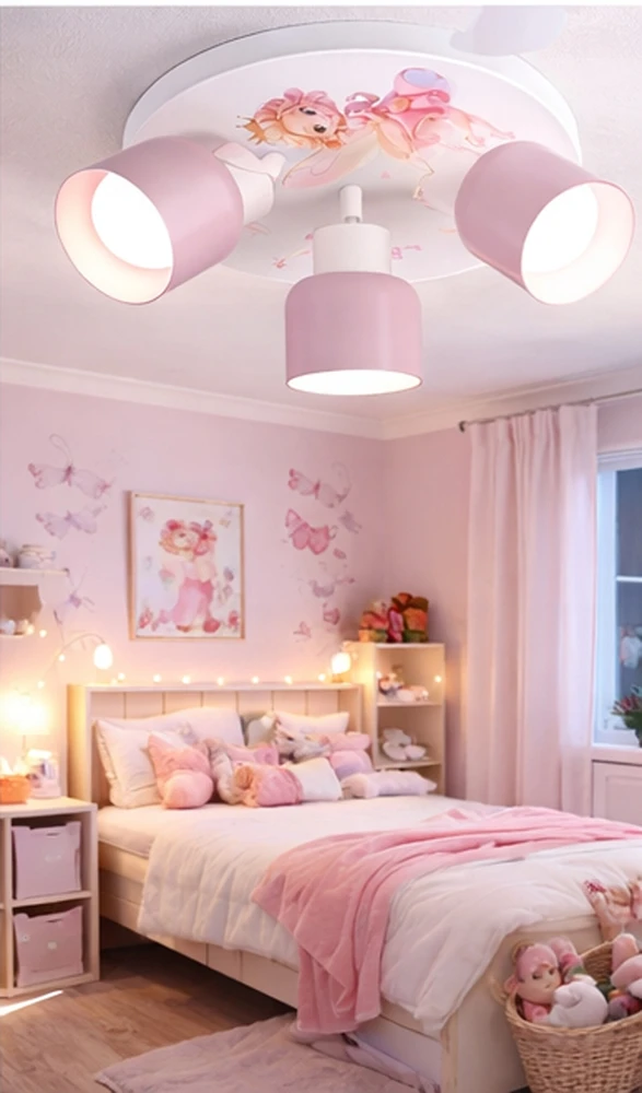 Bez Marki LAMPA SUFITOWA DZIECIĘCA LUMI DREAMS PLAFON 30cm WRÓŻKA POKÓJ DZIECKA LED