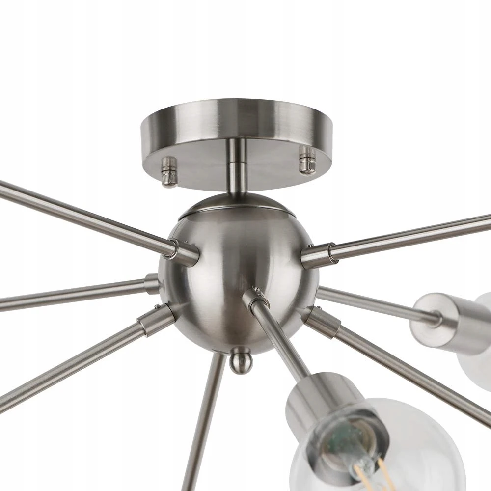 Bez Marki Lampa sufitowa E27 sputnik 8 vintage