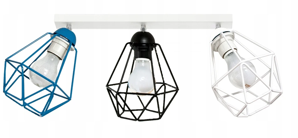 Bez Marki LAMPA SUFITOWA KINKIET DIAMOND COLOR 3 ŻYRANDOL DLA DZIECI DO POKOJU LED