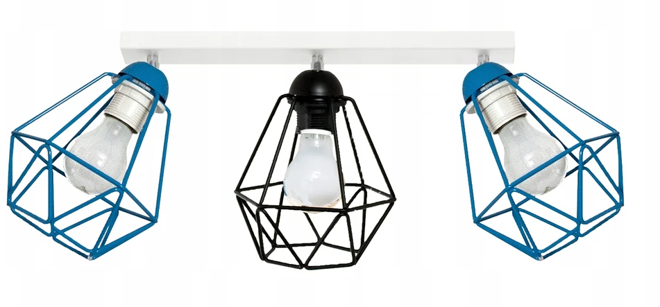 Bez Marki LAMPA SUFITOWA KINKIET DIAMOND COLOR 3 ŻYRANDOL DLA DZIECI DO POKOJU LED