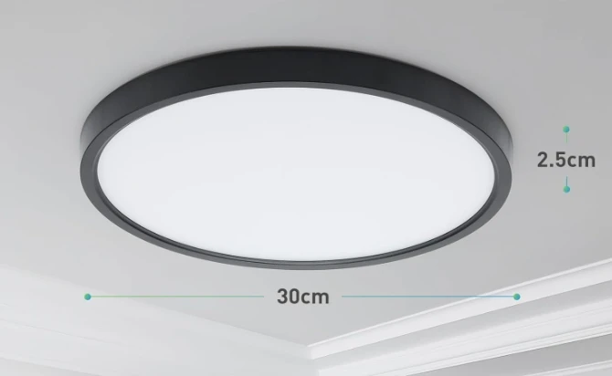Lubinis šviestuvas Bez Marki Lampa Sufitowa LED 28W su Radarem i Czujnikiem Zmierzchu 3000K/4000K/6000K