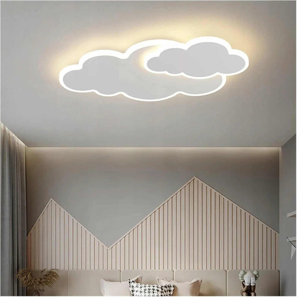 Bez Marki LAMPA SUFITOWA LED DO POKOJU DZIECIĘCEGO KSZTAŁT CHMURKI CHMURA Pultas