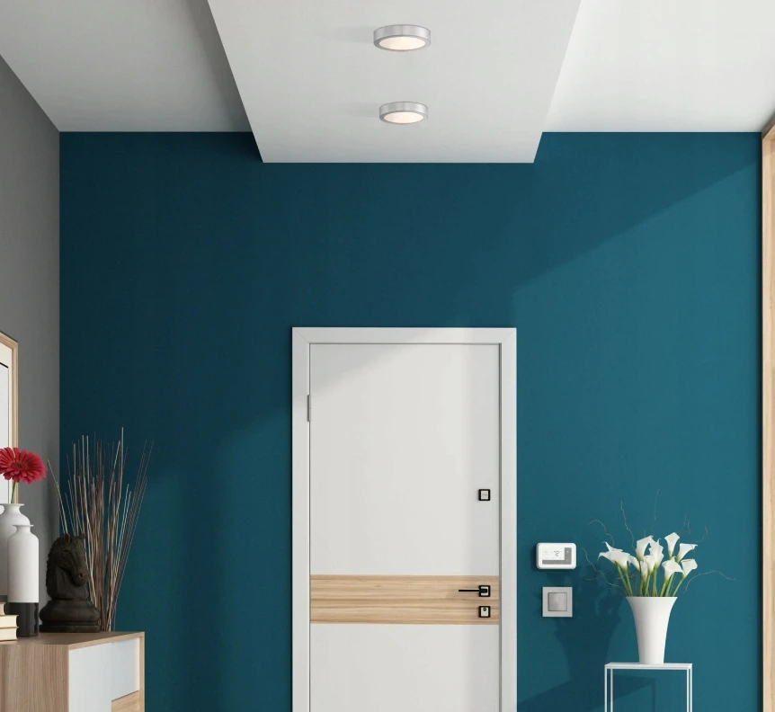 Lubinis šviestuvas Bez Marki Lampa sufitowa LED Plafon Nickel 16 cm Westinghouse