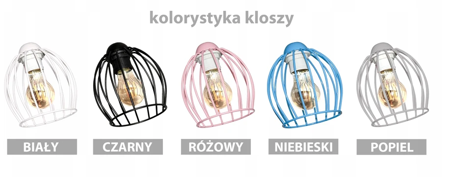 Bez Marki Lampa sufitowa MOTYLEK OWAL 3 NA PRZEGUBIE kolory