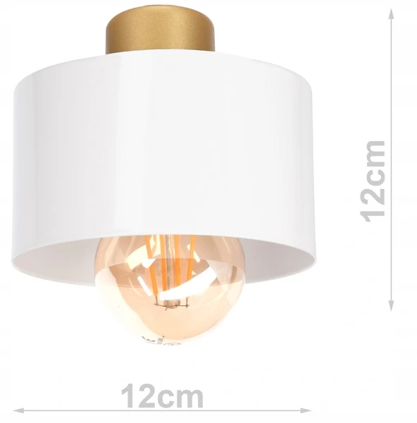 Bez Marki LAMPA SUFITOWA WISZĄCA LOFT 3 GOLD - można LED