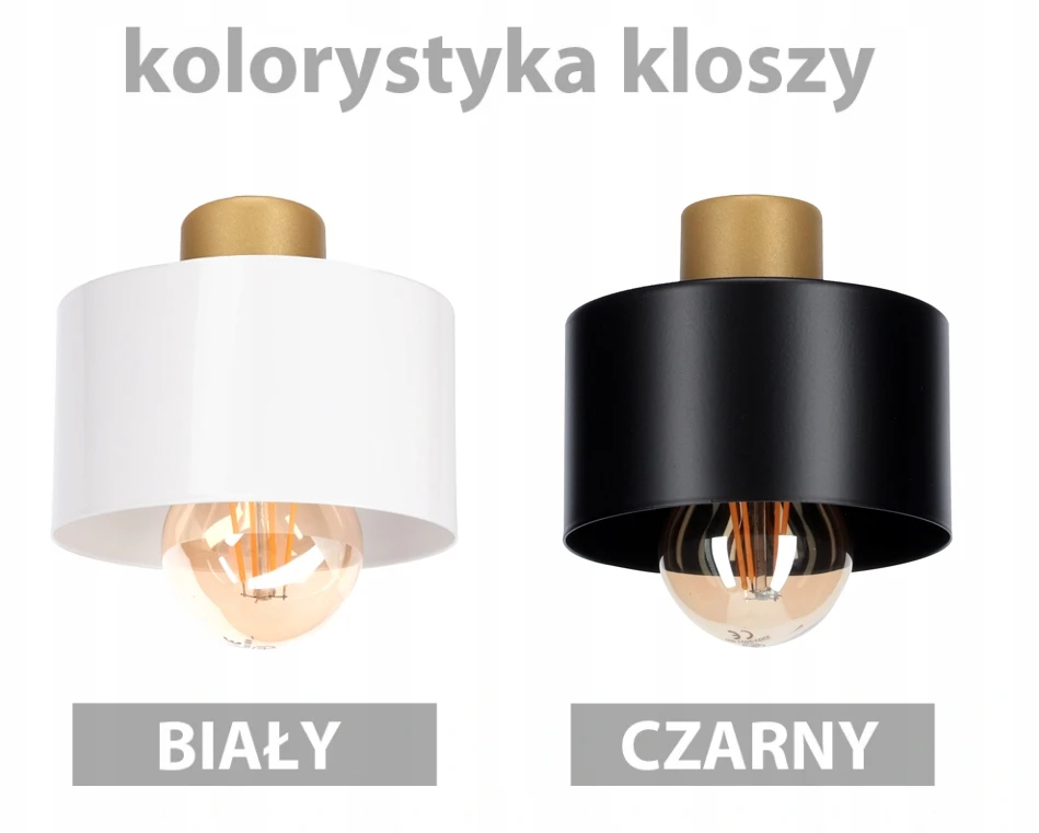 Bez Marki LAMPA SUFITOWA WISZĄCA LOFT 3 GOLD - można LED