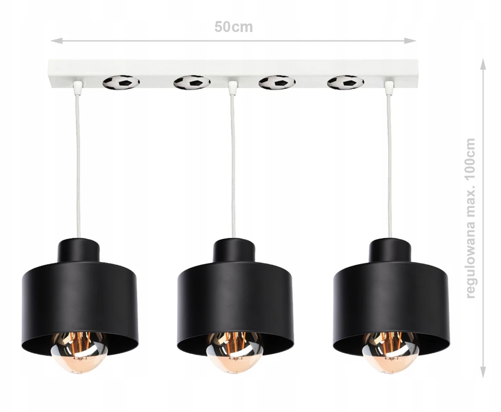 Bez Marki Lampa sufitowa wisząca LOFT MUNDIAL żyrandol lampy sufitowe do pokoju piłka