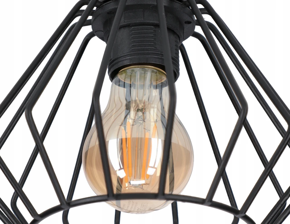 Pakabinamas šviestuvas Bez Marki Lampa sufitowa wisząca WIRE 1 COLOR żyrandol lampy sufitowe do pokoju loft