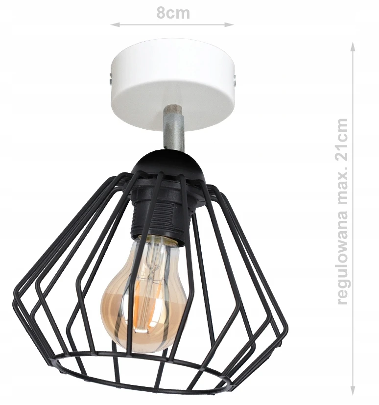 Pakabinamas šviestuvas Bez Marki Lampa sufitowa wisząca WIRE 1 COLOR żyrandol lampy sufitowe do pokoju loft