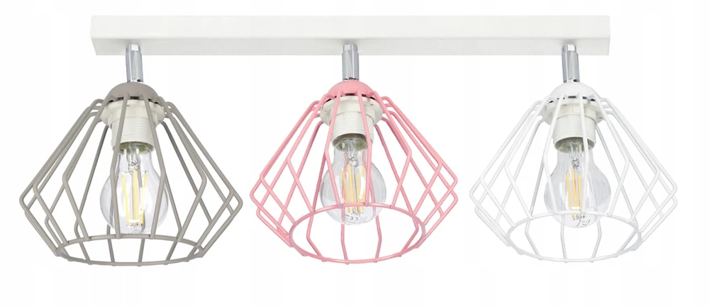 Bez Marki Lampa sufitowa wisząca WIRE 3 żyrandol lampy sufitowe do pokoju loft led