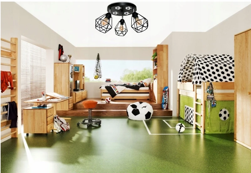 Bez Marki Lampa sufitowa wisząca żyrandol MUNDIAL DIAMOND można LED loft lampy juoda