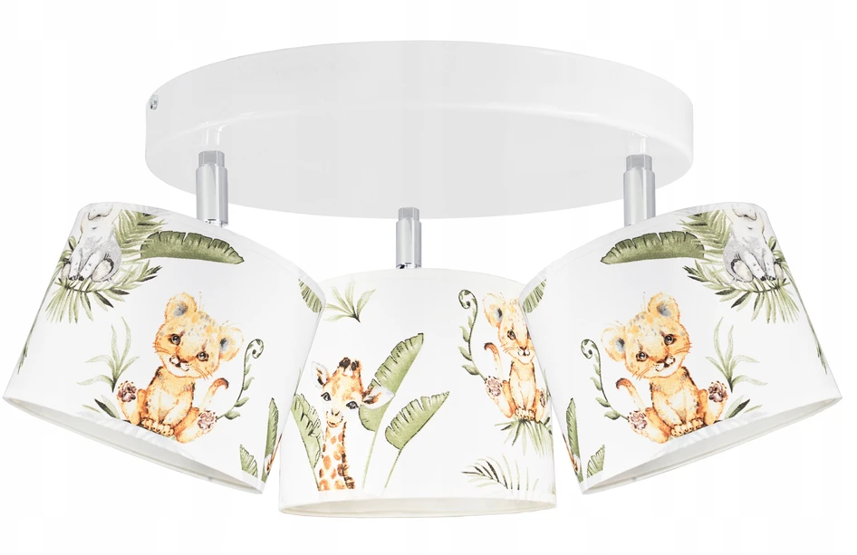 Bez Marki LAMPA SUFITOWA WISZĄCA ŻYRANDOL BOHO 3 JUNGLE LED LAMPY ŻYRANDOLE DO POKOJU
