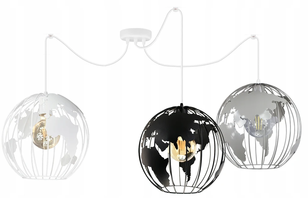 Bez Marki Lampa sufitowa wisząca żyrandol GLOBUS lampy do salonu żyrandole loft led