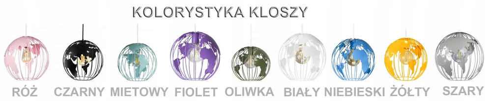 Bez Marki Lampa sufitowa wisząca żyrandol GLOBUS lampy do salonu żyrandole loft led