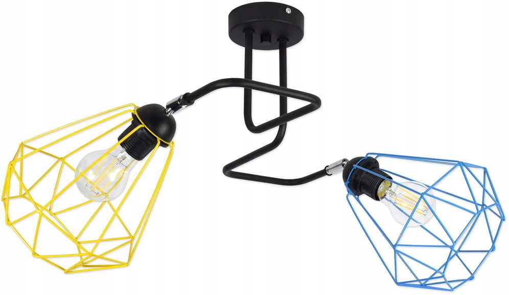 Bez Marki LAMPA SUFITOWA ŻYRANDOL DZIECI LOFT EDISON LED