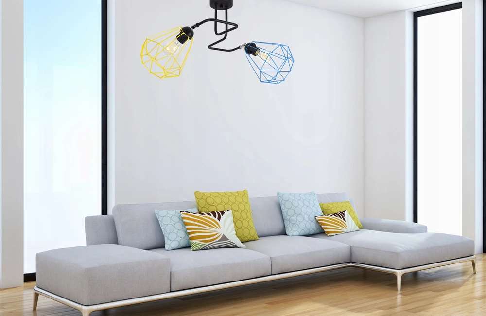 Bez Marki LAMPA SUFITOWA ŻYRANDOL DZIECI LOFT EDISON LED