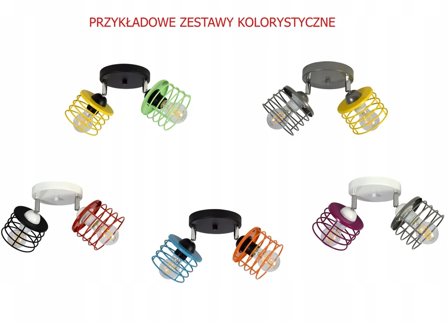 Bez Marki Lampa sufitowa żyrandol plafon vaikams kolory