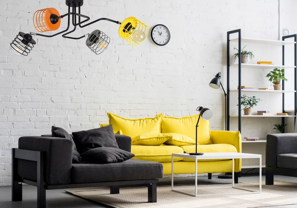 Bez Marki Lampa sufitowa żyrandol plafon vaikams kolory Loft regulowana metalo sp.
