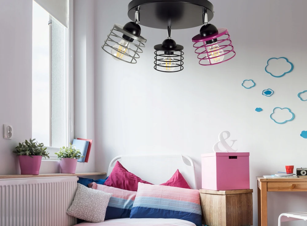 Bez Marki Lampa sufitowa żyrandol plafon dzieci loft kolory