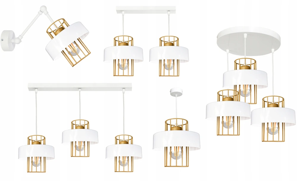 Bez Marki Lampa wisząca sufitowa nad stół żyrandol LOFT 3 auksinė lampy sufitowe led