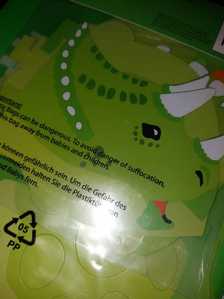 Bez Marki LAMPION LATARNIA DINOZAUR DO ZŁOŻENIA