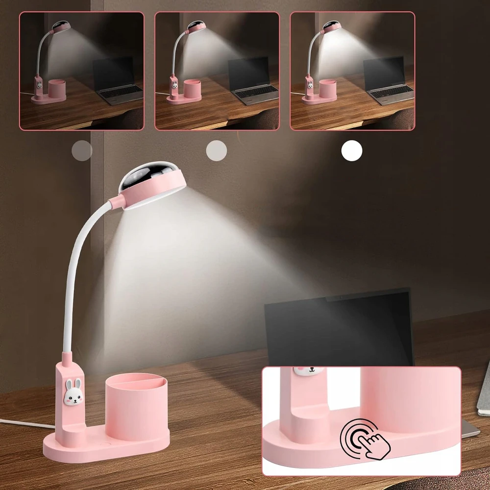 Bez Marki LAMPKA BIURKOWA DLA DZIECI su projekcją gwiazd 43 cm akumuliatorinė