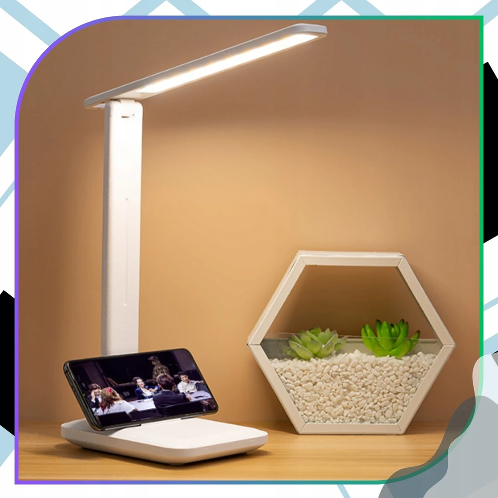 Bez Marki Lampka Biurkowa LED Szkolna Na Biurko USB Dla Dzieci Do Czytania Dotykowa