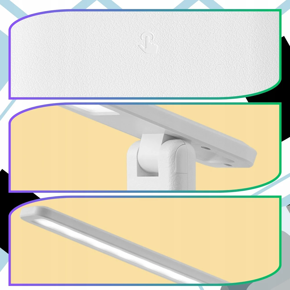 Bez Marki Lampka Biurkowa LED Szkolna Na Biurko USB Dla Dzieci Do Czytania Dotykowa