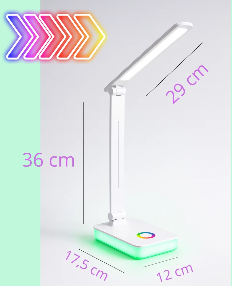 Bez Marki LAMPKA DLA DZIECI LED Dotykowa Biurkowa USB Nowoczesna regulowana lampka