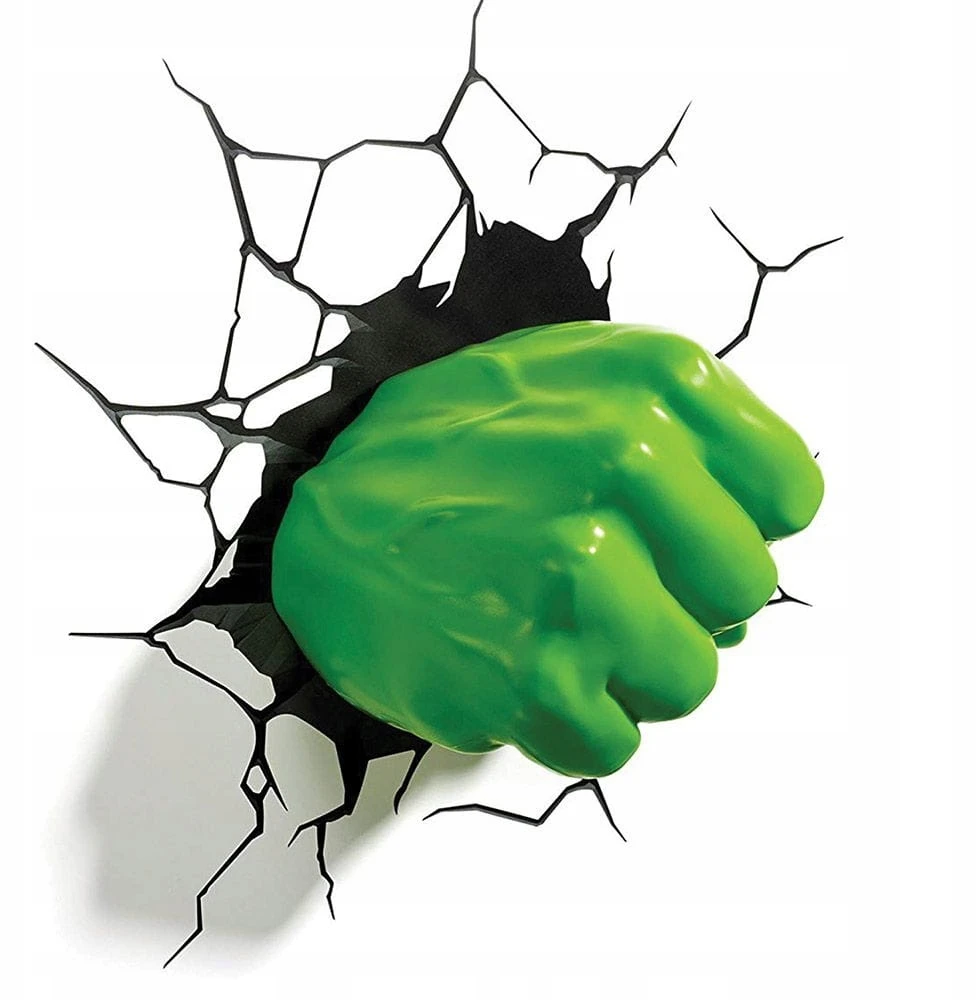 Bez Marki Lampka Marvel Hulk 3D