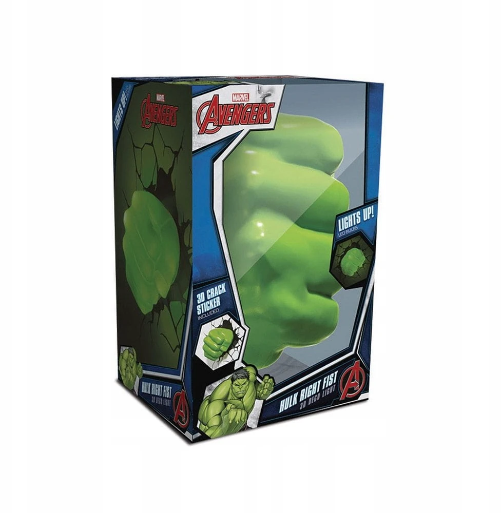 Bez Marki Lampka Marvel Hulk 3D