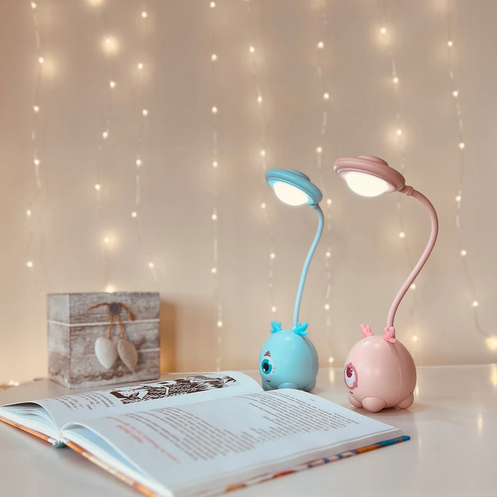 Bez Marki LAMPKA NA BIURKO DO CZYTANIA LED Dla Dziewczynki Dla Dzieci Nocna