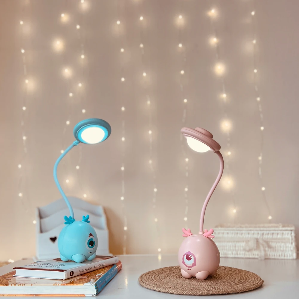 Bez Marki LAMPKA NA BIURKO DO CZYTANIA LED Dla Dziewczynki Dla Dzieci Nocna
