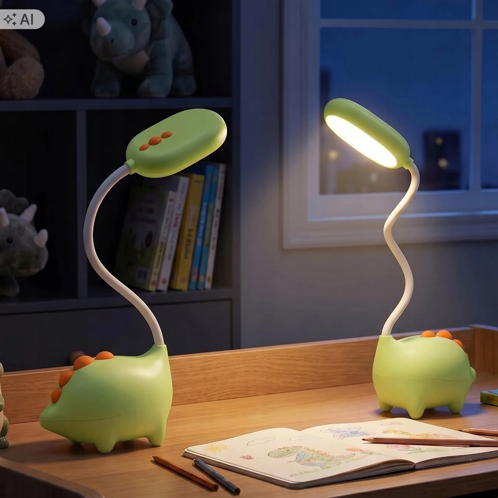 Bez Marki LAMPKA NA BIURKO DO CZYTANIA LED Dla Dziewczynki Dla Dzieci Nocna